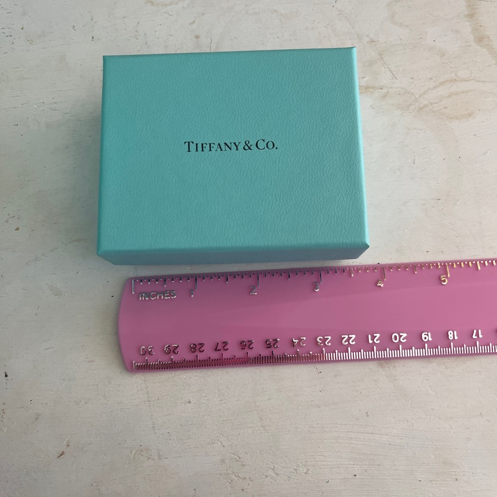 Authentic empty Tiffany & Co turquoise box